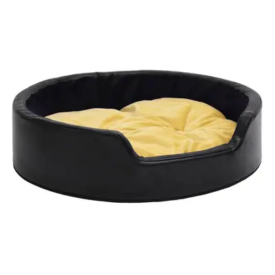 (yellow, x x cm) vidaXL Dog Bed Pet Cushion Dog Sofa Couch Pet Mattress Plush and Faux Leather