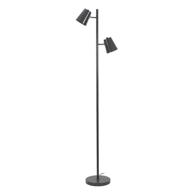 ValueLights Bibi Grey Way Multi-Directional Floor Lamp & Bulbs