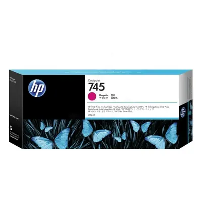 HP F9K01A (745) Ink cartridge magenta, 300ml