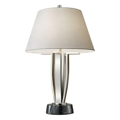 Table Lamp Highly Polished Nickel Finish LED E27 60W Single Bulb d00958