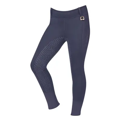 (14 UK, Navy) Dublin Womens/Ladies Cool It Everyday Horse Riding Tights