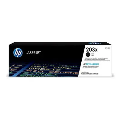 HP CF540X 203X High Yield Original LaserJet Toner Cartridge, Black, Pack of