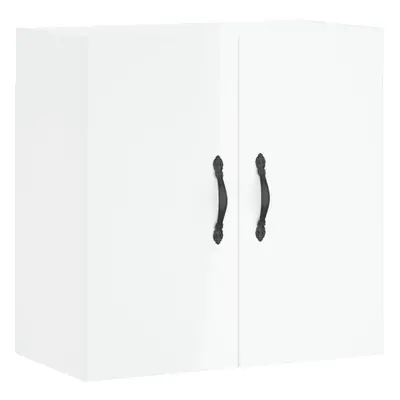 (high gloss white) vidaXL Wall Cabinet Storage Cabinet Display Cabinet White Engineered Wood