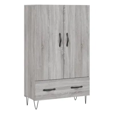 (grey sonoma) vidaXL Highboard Sideboard Cupboard Side Cabinet Brown Oak Engineered Wood