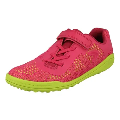 (Pink, UK Child) Childrens Clarks Unisex Lightweight Sporty Trainers Award Swift