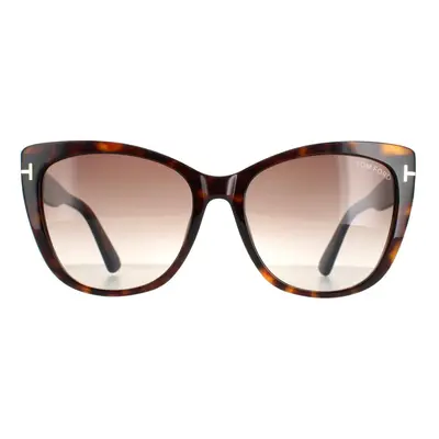 Tom Ford Sunglasses FT0937 Nora 52K Dark Havana Roviex Gradient