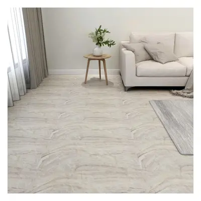 vidaXL 55x Self-adhesive Flooring Planks PVC 5.11 mÂ² Beige Floor Tile Cover