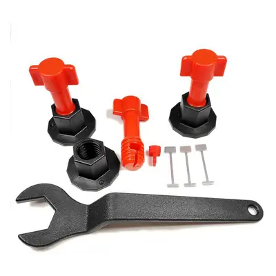 76PCS Tile Leveler Flooring Wall Leveling System Locator Spacer Balance Hand Tool