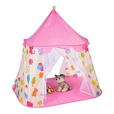 () Princess Castle Large Play Tent Kids Play House Portable Kids Tents for Girl Outdoor Indoor T