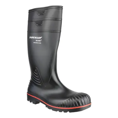 (43 EUR, Black) Dunlop Acifort Unisex Heavy Duty Full Safety Wellington Boots A442031