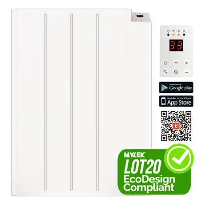 (600W) MylekApp Wifi Electric Panel Heater IP24 Rated