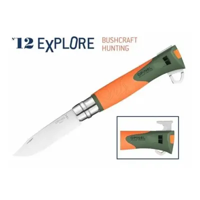 Opinel No. Explore Bushcraft Knife - Orange