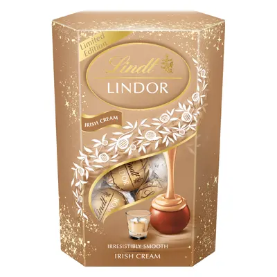 LINDT Lindor Irish Cream Cornet 200g (Pack of 8)