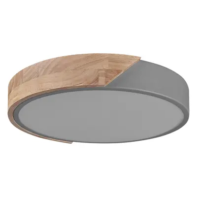 LED Ceiling Lamp PATTANI Metal Grey