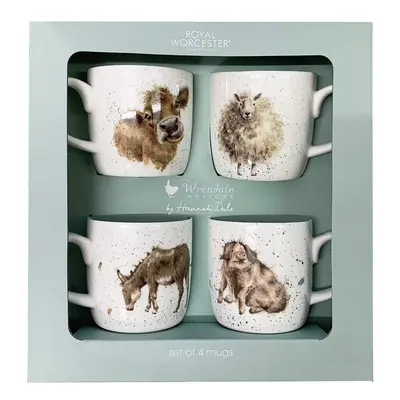 Wrendale Designs Farm Animals Mug Set