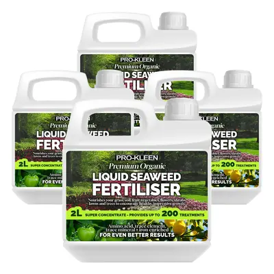 (4) 2L Pro-Kleen Premium Organic Liquid Seaweed Fertiliser