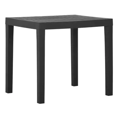 Garden Table Grey 79x65x72 cm Plastic