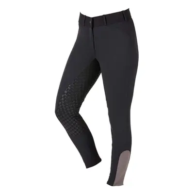 (30in, Black) Dublin Womens/Ladies Elite Gel Full Seat Breeches