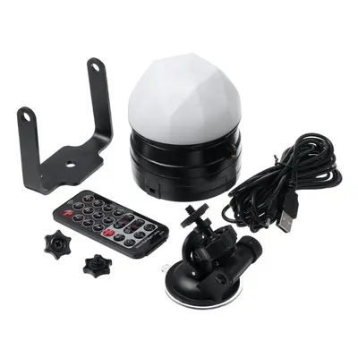 (USB Power) 6W 110-240V Modes RGB Disco Party Lights Strobe LED DJ Ball Sound Activated Bulb Dan