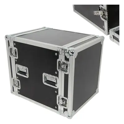 19" 12U Equipment Patch Panel Flight Case Transit Storage Handle DJ PA Mixer Box