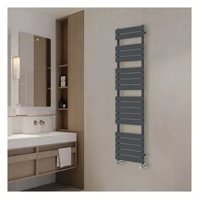 (1800x450mm) NRG Flat Panel Heated Towel Rail Bathroom Rad Radiator Anthracite