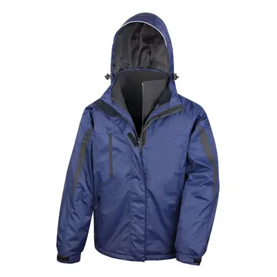 (S, Navy/Black) Result Mens Journey in Soft Shell Jacket