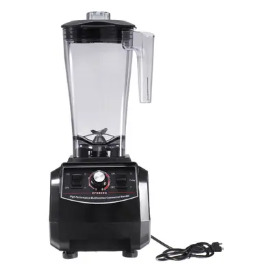 (Black, 220V) 9-Speed Mixer System 45000RPM 2200W 3L Mixer Juicer Grinder Snow Cone Machine