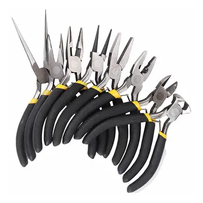 8Pcs Round Beading Nose Pliers Wire Side Cutters Pliers Tools Set