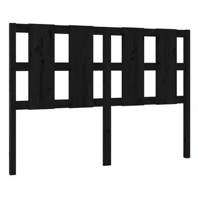 (black, 145.5 x x cm) vidaXL Bed Headboard Home Bedroom Decorative Bed Header Panel Solid Wood P