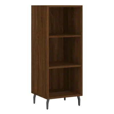 (brown oak) vidaXL Sideboard Highboard Cupboard Side Cabinet Grey Sonoma Engineered Wood