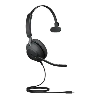 Jabra Evolve2 SE MS Mono - Headset - on-ear - wired - USB-C - noise isolating - Certified for Mi