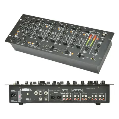 14 input Channel Pro Mobile DJ Mixer USB Recording Crossfade Karaoke PA 4U