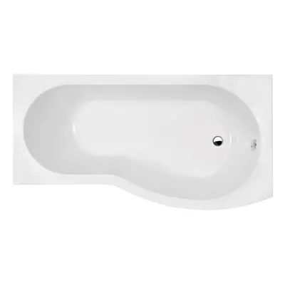 B Shape Right Hand Shower Bath Tub & Leg Set - 1700mm