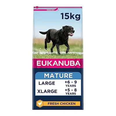 Eukanuba Complete Dry Dog Food for Mature Senior Large and Giant Breeds with Fresh Chicken kg