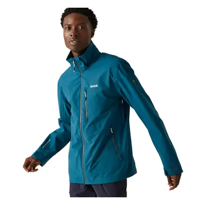 (M, Moroccan Blue/Citron Lime) Regatta Mens Bosfield II Waterproof Jacket