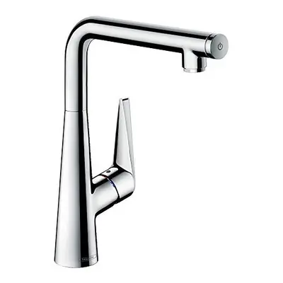 hansgrohe Talis Select kitchen tap with selectable swivel range and start/stop push button, chro