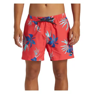 (M, Cayenne) Quiksilver Mens Everyday Mix Volley 15" Swim Swimming Trunks Shorts