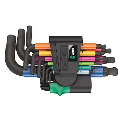 Wera 950/9 Hex-Plus Metric Multicolour L-key set - WER133164