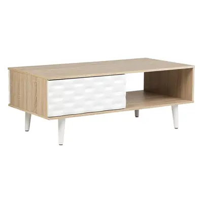 Coffee Table SWANSEA Light Wood