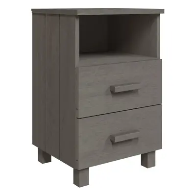 (light grey, 1) vidaXL 1/2x Bedside Cabinet Solid Wood Pine Wooden Side Cabinet Multi Colours