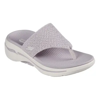 (7 UK, Lilac) Skechers Womens/Ladies Go Walk Arch Fit Spellbound Flip Flops