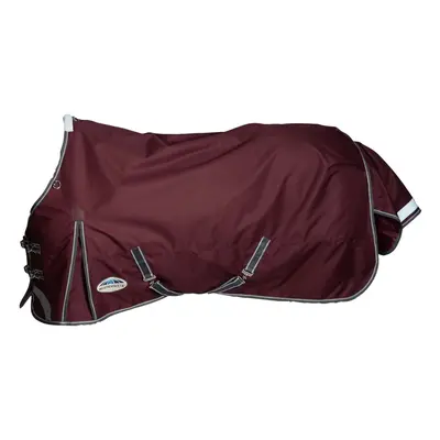 (6', Maroon/Grey/White) Weatherbeeta Comfitec Plus Dynamic II Standard-Neck Midweight Horse Turn