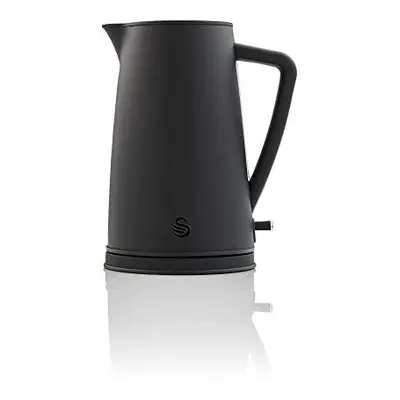 Swan Stealth 1.7 Litre Kettle, Matte Black, Rapid Boil, Streamlined Design, SK14640BLKN