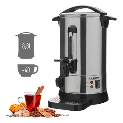 AREBOS Electric Catering Hot Drink Dispenser Mulled Wine Dispenser with Timer and Thermostat sta