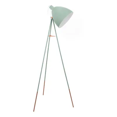 Tripod Floor Lamp Light Mint & Copper Dome Shade 1x 60W E27 Bulb Tall Room