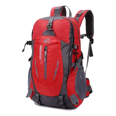 (Red) 40L Climbing Bags Mountaineering Backpack Tactical Shoulder Bag Camping Hiking Traveling