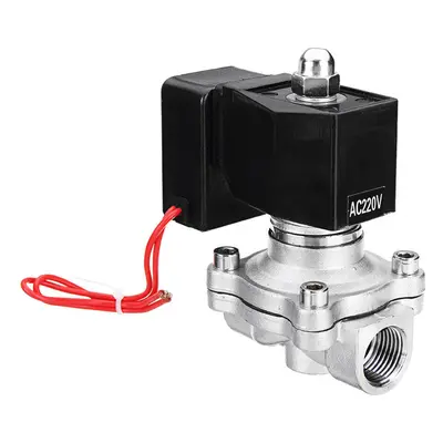 1/2" AC220V Normally Closed Stainless Steel Energy Saving Electric Solenoid Valve Direct Motion