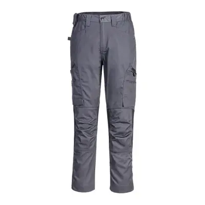 (28R, Metal Grey) Portwest Unisex Adult Stretch Work Trousers