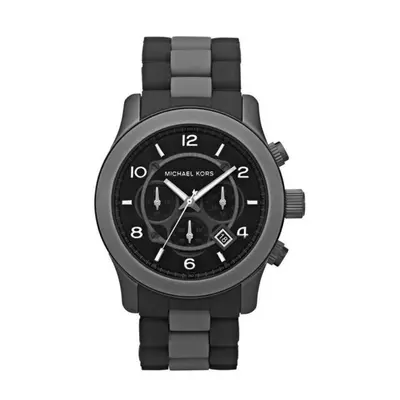 Michael Kors Mens Watch With Date Colour Black Grey MK8201