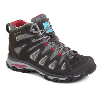 (Black C/Pink, UK Size (EU 42, US 10.5)) Karrimor Womens Isla Mid Weathertite Lace Up Walking Bo